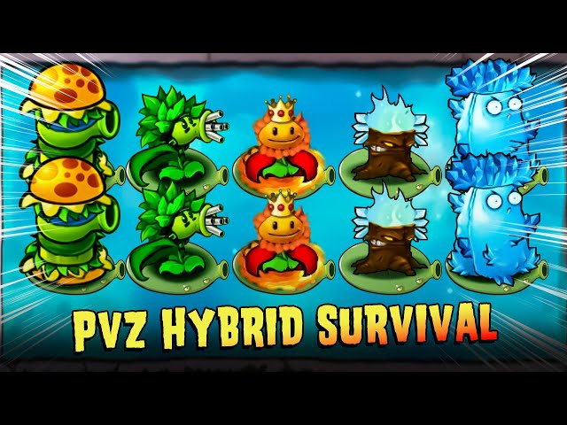 Plants Vs. Zombies Hybrid | Survival Mode - Sinh Tồn trên Hồ - Hybrid Plants Gameplay & Download