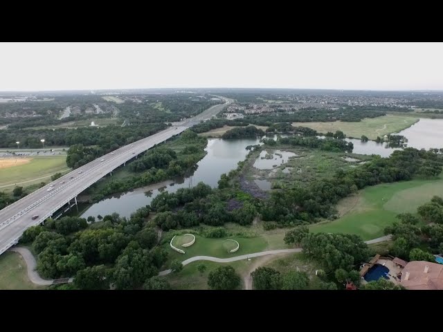 DJI Inspire 1 Quadcopter Golf Course Sunset Flight - 1080p 30fps