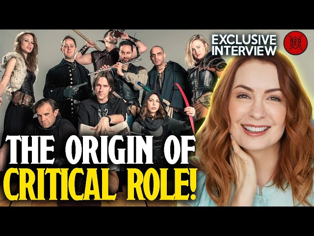 The ORIGIN Of Critical Role & 3d Printing Miniatures With Felicia Day! Felicia Day 3D!