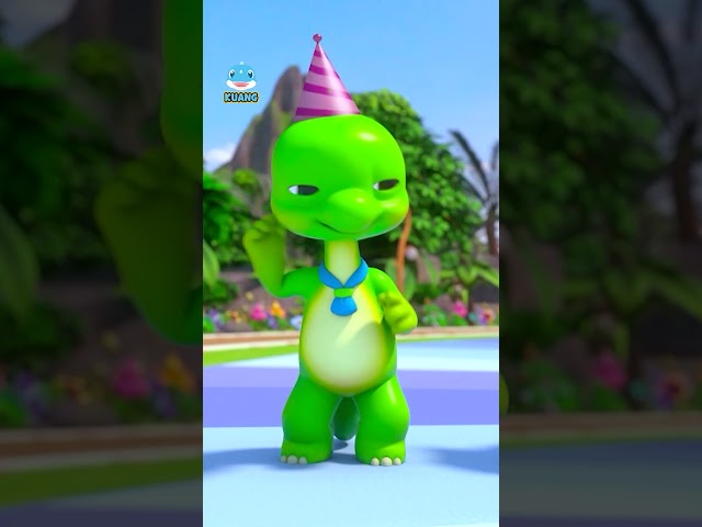 Happy Birthday Song!!🎂 #kidsvideo #dinosaur #birthday #party #funny #shorts #shortvideo #funnyvideo