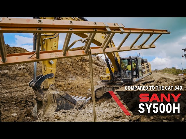 Can a SANY SY500H Excavator stand up to a CAT 349?