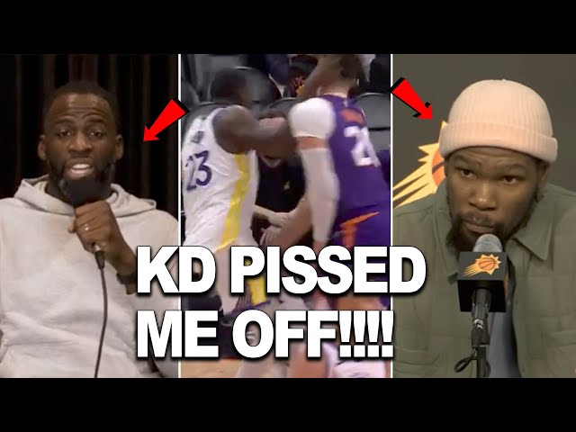 Draymond says Kevin Durant PISSED HIM OFF! KD RESPONDS, "Draymond going to therapy & SH%T!!!