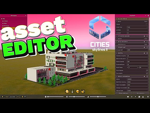 How to easily get ASSET EDITOR now in Cities Skylines 2.