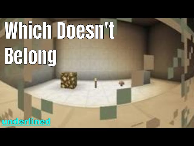 Minecraft - Which Doesn't Belong 360° Playthrough (dim video)