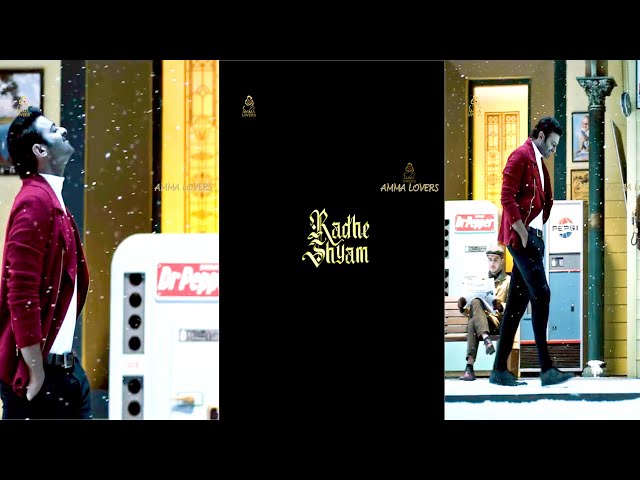 Pre Teaser of Radhe Shyam | Status Video | Glimpse on February 14th