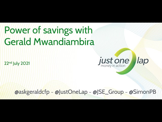 Power of savings with Gerald Mwandiambira