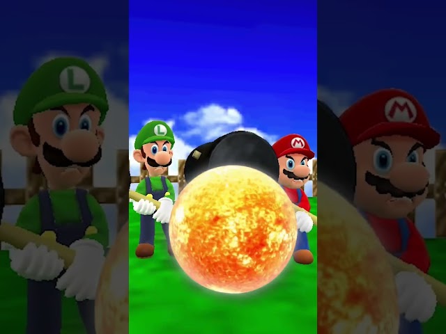 My take on Mario and Luigi vs Sephiroth! #shorts