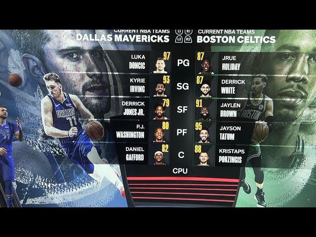 NBA 2K24 Gameplay (PS5) Final Game 1 Dallas Mavericks vs Boston Celtics