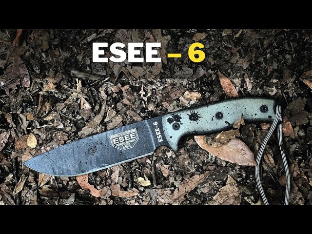ESEE-6 Fixed Blade | Best Camping, Bushcraft, and Survival Knife