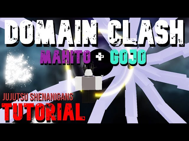 HOW TO DOMAIN CLASH WITH MAHITO AND GOJO IN JUJUTSU SHENANIGANS | Roblox