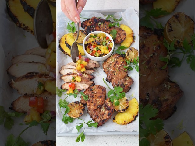 How to Make Jerk Chicken With Pineapple Salsa