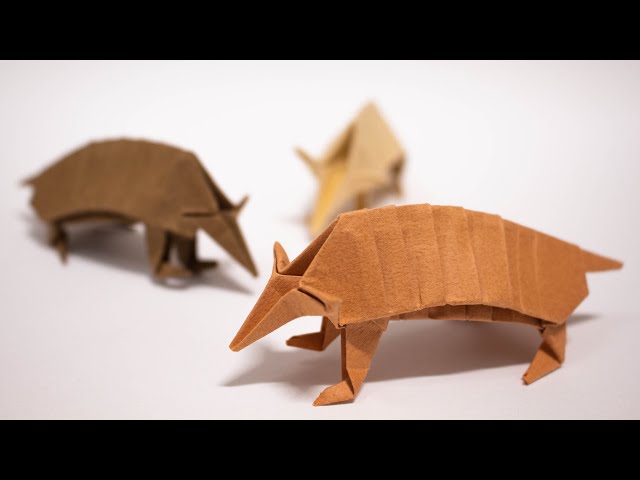 How to Make an Origami Armadillo | 아르마딜로 종이접기 Tutorial