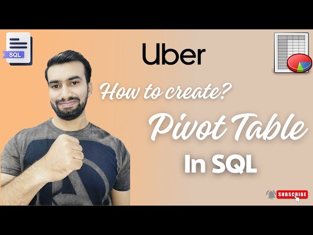 Uber | How to create Pivot Table in SQL| Data Analytics Problem