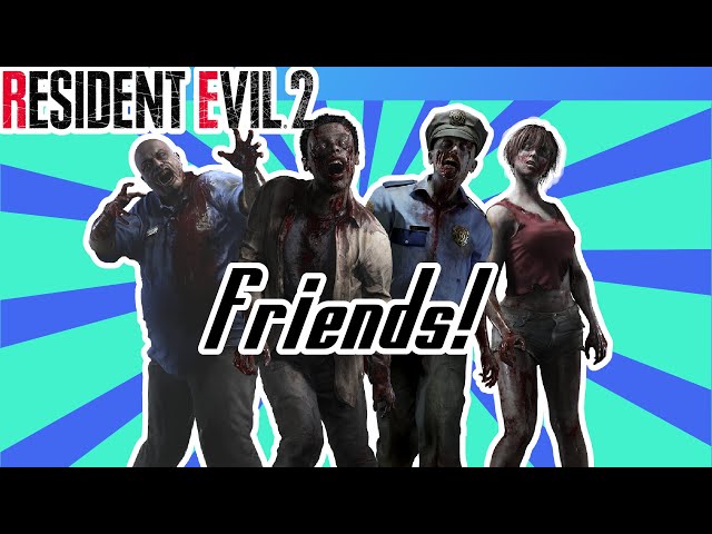 Resident Evil 2 Remake Gameplay with Funny Zombies @capcom