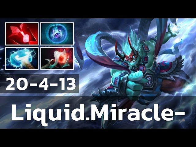 Liquid Miracle • Storm Spirit • 20-4-13 — Pro MMR Gameplay Dota 2