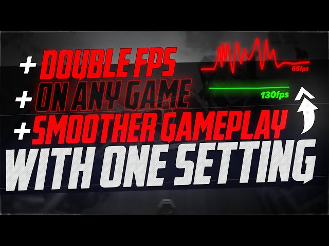 How To Increase FPS on AMD Radeon GPUs with ONE setting (upto 100% more FPS)