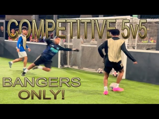 INSANE BANGERS IN AN INTENSE COMPETITIVE 5v5 SOCCER MATCH ⚽️❤️