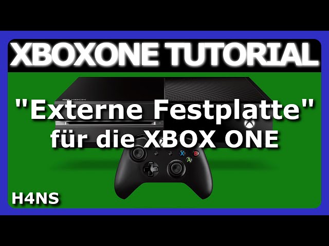 Externe Festplatte an XBOX ONE Tutorial Deutsch/German