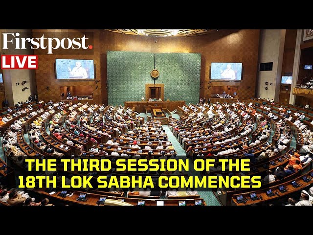 18th Lok Sabha LIVE: Speaker Om Birla's Moment of Silence For the 1975 Emergency Leads to Protests