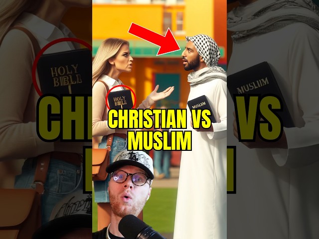 Christian WOMAN shuts down MUSLIM😯👀‼️ #christian #muslim #debate #shorts