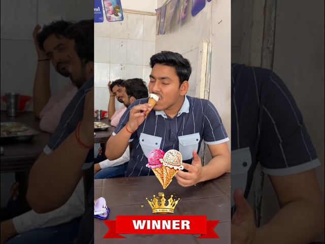 Cheapest VS Expensive ice cream 🤤😱 #yumvloger #foodchallenge #cheapest #versus #expensive #shorts