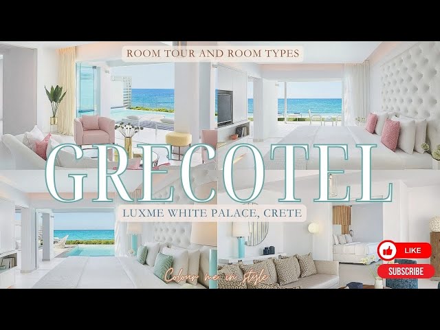 Room types at Grecotel Lux Me White Palace, Crete - Room Tour