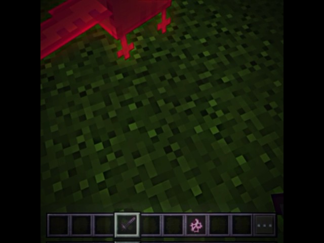 Killing the Blue Axolotl (minecraft) #minecraft