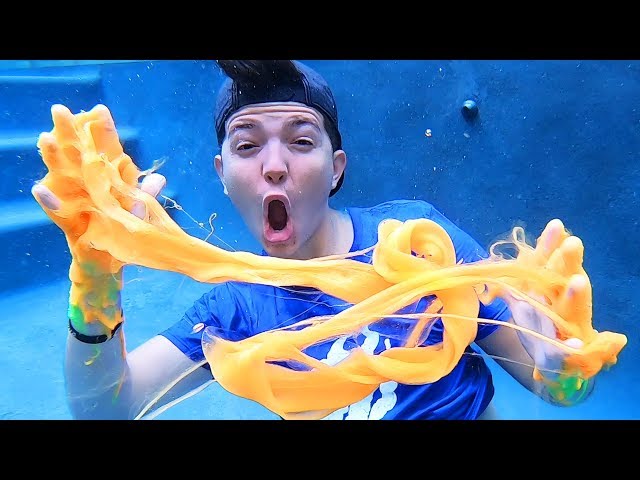 Experiment with SLIME while UNDERWATER! - Challenge