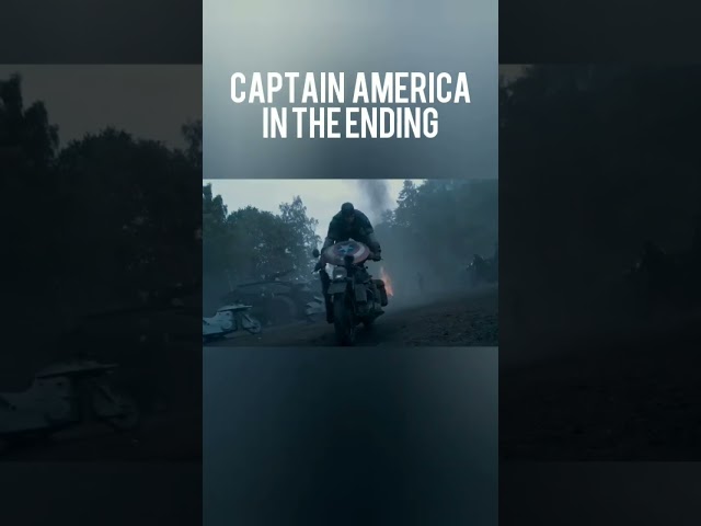 The first avenger CAPTAIN AMERICA IN THE BEGININIG VS THE ENDING #shorts #shortvideo #marvel
