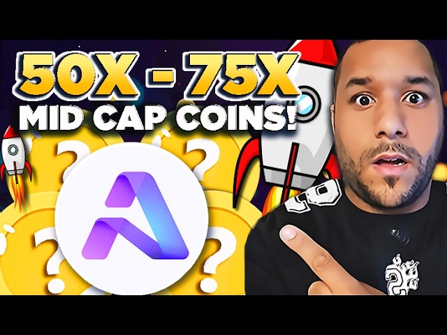 🔥 5 "SAFE" Mid Cap Cryptos With 50X - 75X POTENTIAL! $10K TURNS TO $750K! (URGENT!)