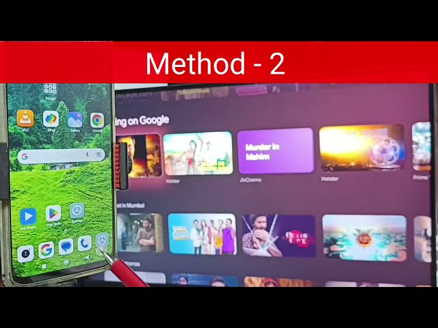 2 Ways for Connect Redmi 12C to Google TV Android TV | Screen Mirroring | Screen Casting | Smart TV