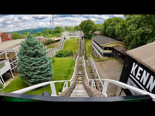 Jack Rabbit CLASSIC 1920 Wooden Roller Coaster 4K POV! | Kennywood Pennsylvania [No Copyright]