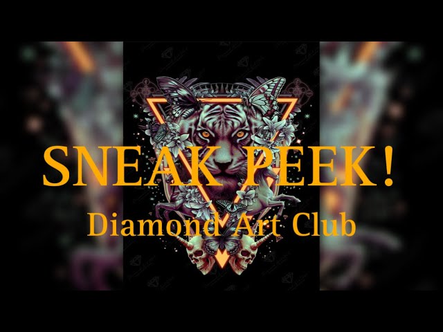 SNEAK PEEK!! Tiger Mantra by Christopher Lovell & Diamond Art Club