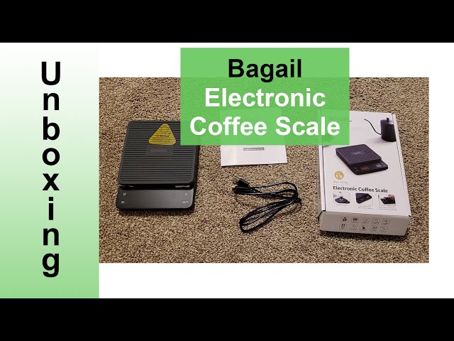 Bagail Basics Coffee Scale Unboxing and First Impressions (Amazon)