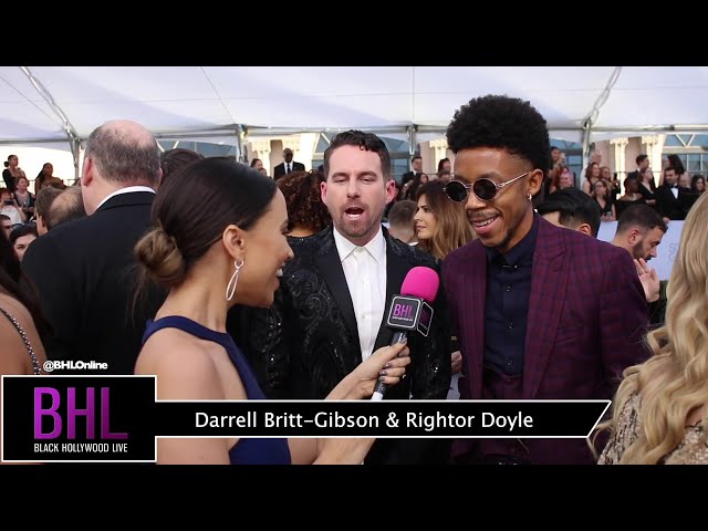 HBO'S DARRELL GIBSON & RIGHTOR DOYLE AT 2019 SAG AWARDS / BLACK HOLLYWOOD LIVE