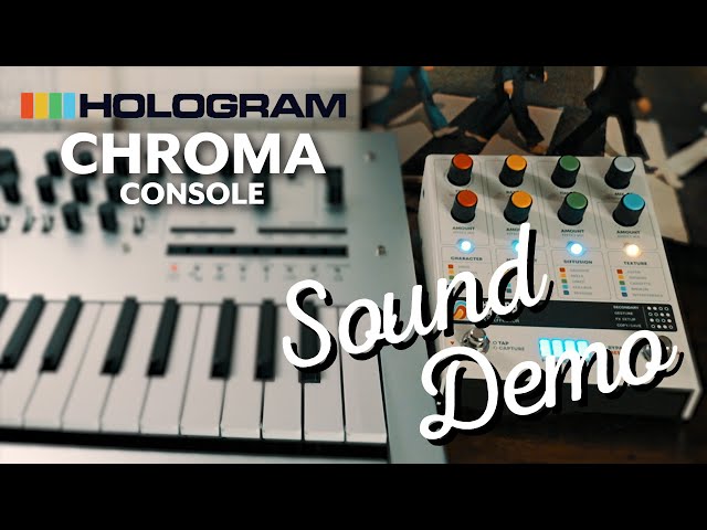 Hologram Electronics Chroma Console + Korg Minilogue // ALL EFFECTS DEMO