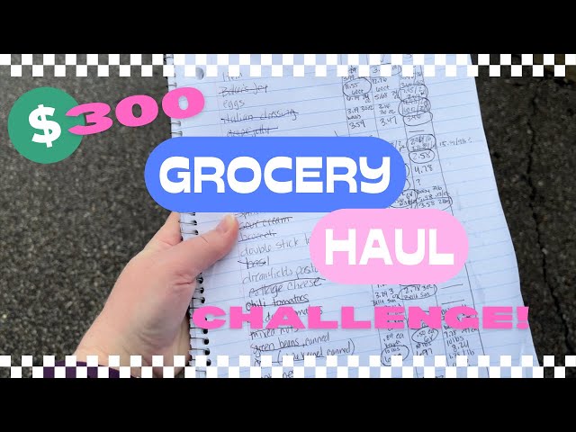 $300 Grocery Haul Challenge For Family Of Four | Last Grocery Haul For March 2023 | #p31challenge