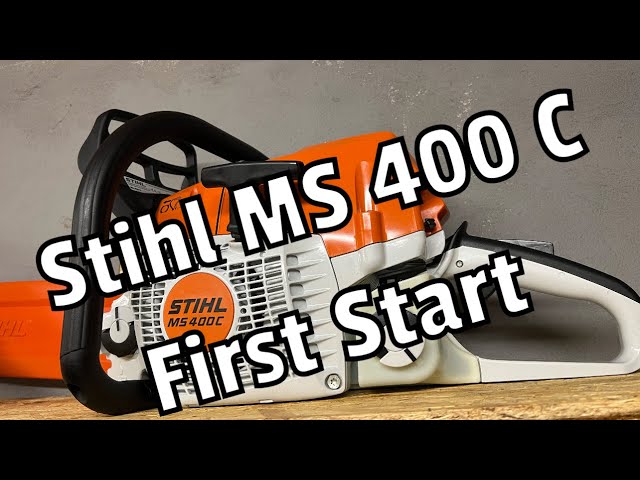 Stihl MS 400 C | First Start | Erster Start