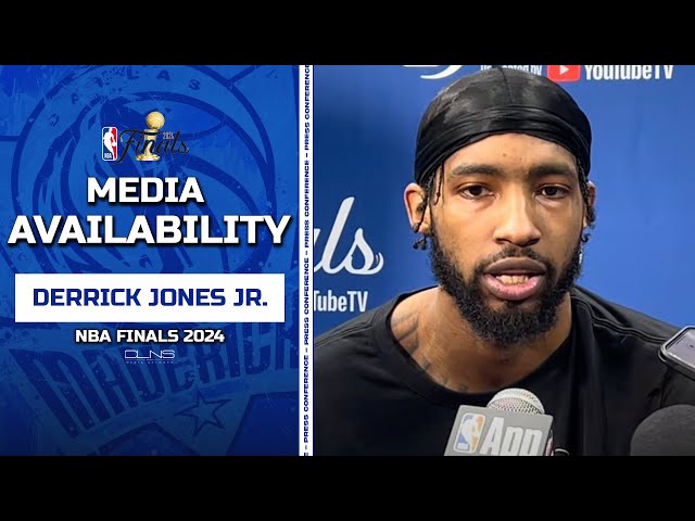 Derrick Jones Jr. Explains Mavs Defense vs Jayson Tatum | NBA Finals Practice
