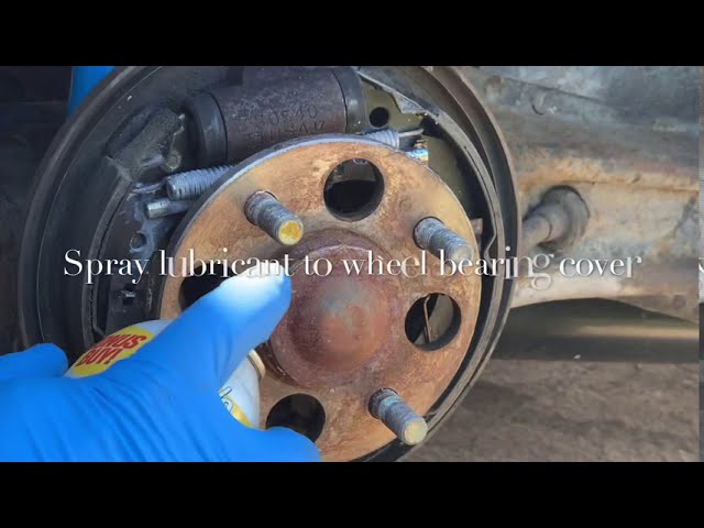 How to remove wheel studs on a rear brake drums 88-91 Honda CRX diy