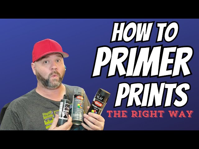 How To PRIMER your 3D Prints to get the Best results!