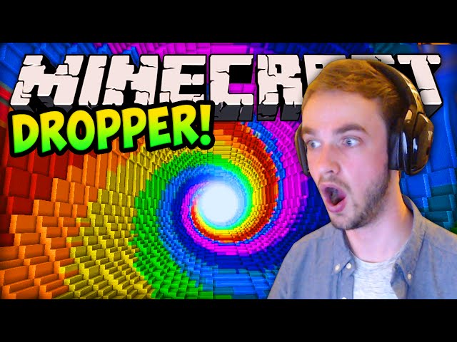 Minecraft THE DROPPER #1 - CRAZINESS! w/ Ali-A & Vikkstar123