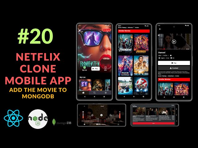#20 Add the movie to MongoDB | Netflix Clone App