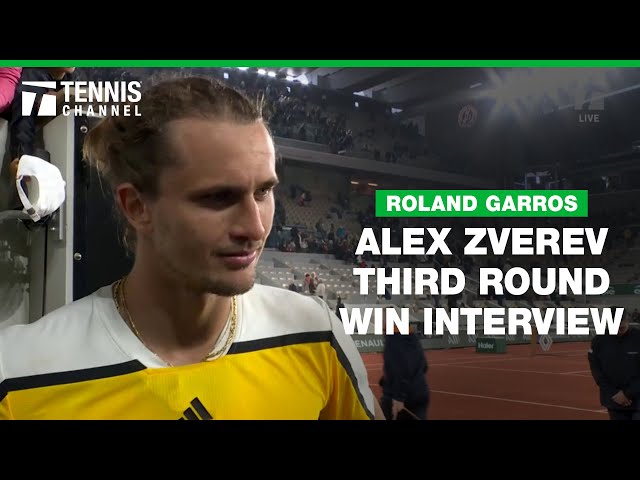 Alexander Zverev Reflects on Dramatic 5th Set Comeback | 2024 Roland Garros 3rd Round