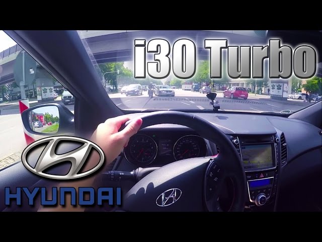 2016 Hyundai i30 Turbo (184 HP) POV- City Drive ✔