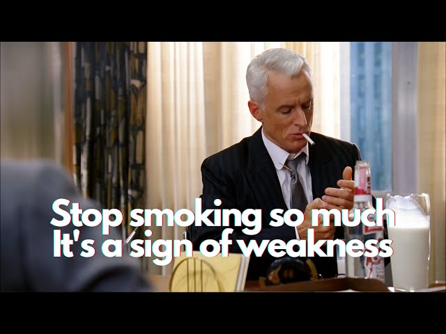 The best of MAD MEN 📺 Roger Sterling: Hitler didn't smoke. And I do. | HD with subtitles