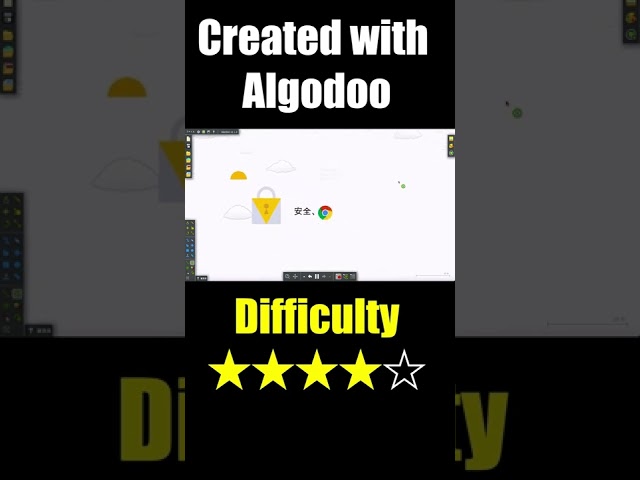 [Fan fiction] Google Chrome Game in Algodoo #shorts
