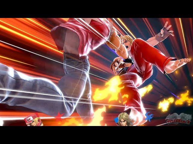 Super Smash Bros. Ultimate - Terry Final Smash on Ken on (King of Fighters Stage)