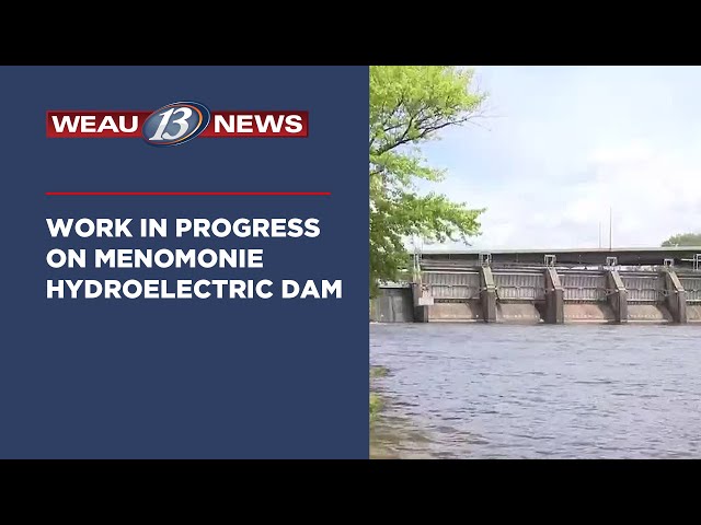 Work in Progress on Menomonie Hydroelectric Dam