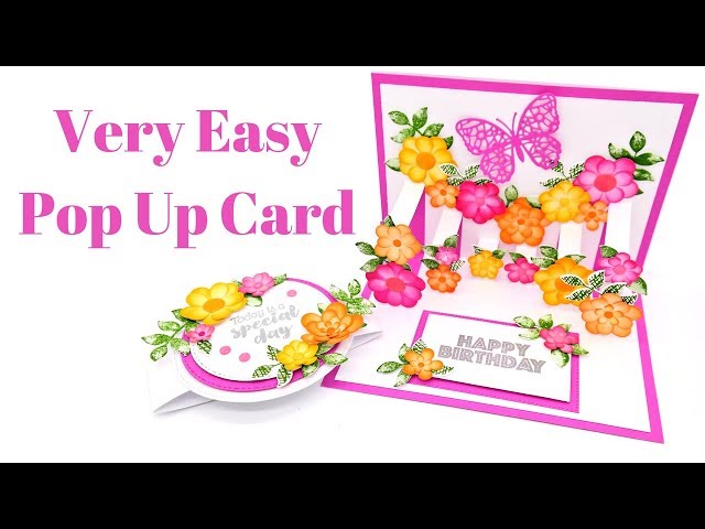 Pop Up Flower Card | Creative Card Series 2018